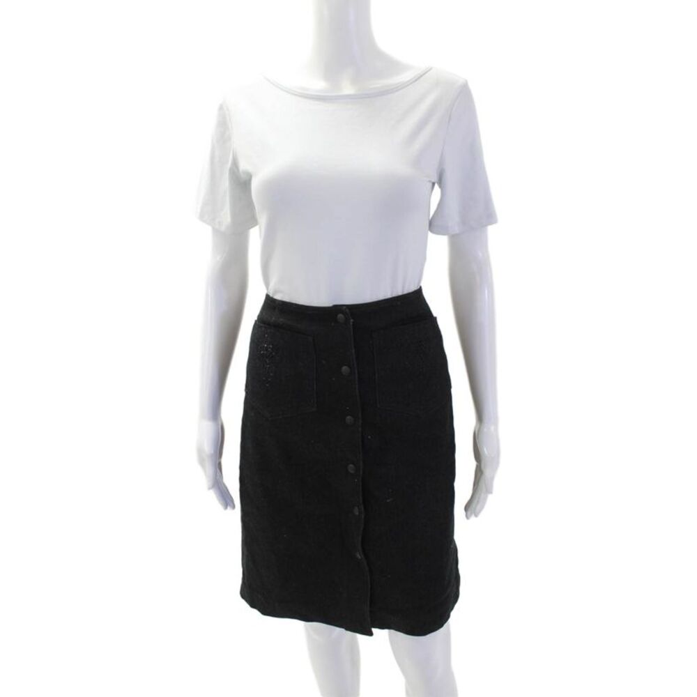 Cynthia Cynthia Steffe Womens A-Line Skirt Black Size 4